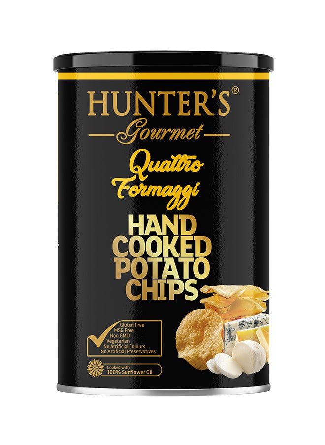 Hunter's Gourmet Hand Cooked Potato Chips Quattro Formaggi  - Image 1