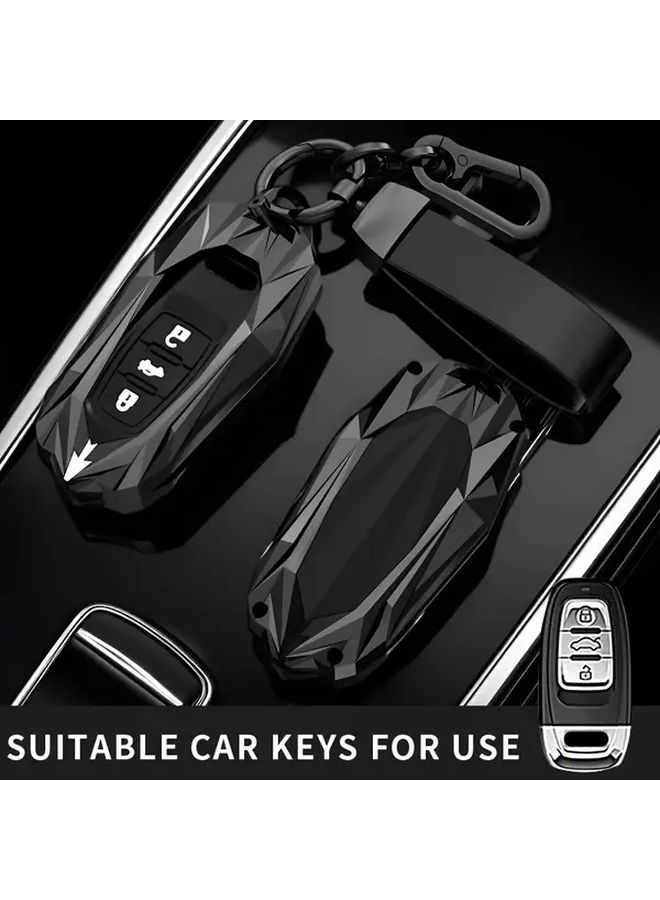 Type A Zinc Alloy Car Remote Key Cover Case Compatible With Audi Models 2009 2015 - Image 1