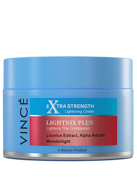 Extra Strength Lightening Cream – 3X Powerful Brightening Formula with Lightnix Plus – Lightens & Brightens Skin, Improves Texture and Leaves Skin Supple & Radiant – Paraben-Free, 50ml