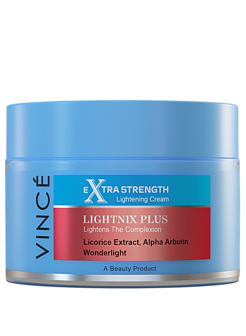 فينس كريم تفتيح فائق القوة - تركيبة تفتيح قوية 3 مرات مع Lightnix Plus - يفتح البشرة ويضفي عليها إشراقة، ويحسن ملمسها ويتركها ناعمة ومشرقة - خالٍ من البارابين، 50 مل - Image 1