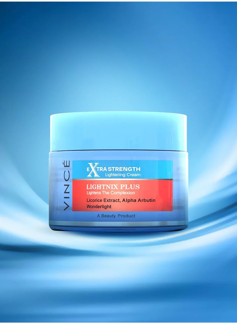 فينس كريم تفتيح فائق القوة - تركيبة تفتيح قوية 3 مرات مع Lightnix Plus - يفتح البشرة ويضفي عليها إشراقة، ويحسن ملمسها ويتركها ناعمة ومشرقة - خالٍ من البارابين، 50 مل - Image 2