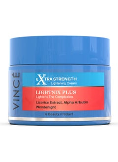 VINCE Extra Strength Lightening Cream – 3X Powerful Brightening Formula with Lightnix Plus – Lightens & Brightens Skin, Improves Texture and Leaves Skin Supple & Radiant – Paraben-Free, 50ml  - Image 1