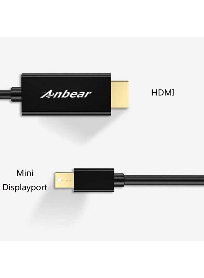 Anbear Mini Displayport To Hdmi 6 Ftanbear Gold Plated Mini Display Port(Thunderbolttm Port ) To Hdmi Hdtv Male To Male Adapter Compatible For Mac Bookmacbook Air Imac And More - Image 3