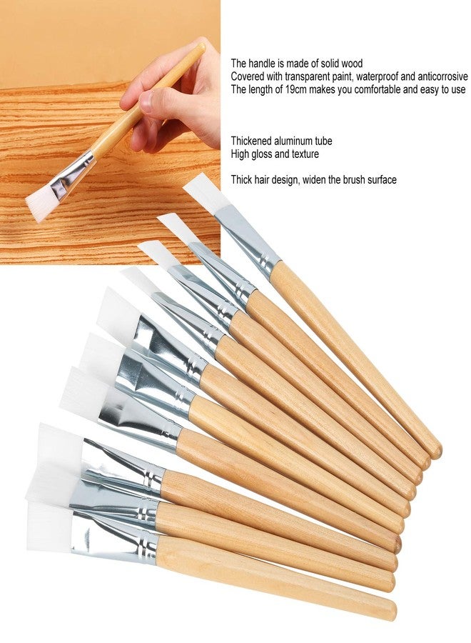 ANGGREK Wooden Mask Brush, Face Mask Brush Bulk Facial Mask Brushes Soft Hair Mud Applicator Diy Skin Care Tool With Wooden Handle Mini Wooden Brushes Clay Mask 20 - Image 5