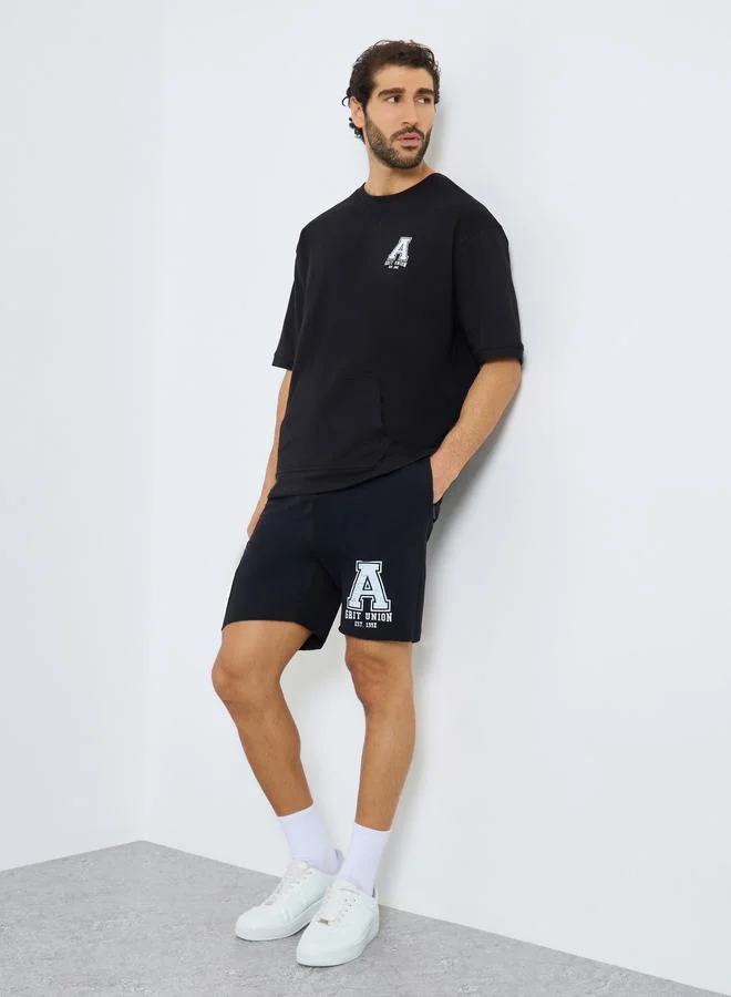 Styli Active Terry Raw Hem Training Shorts