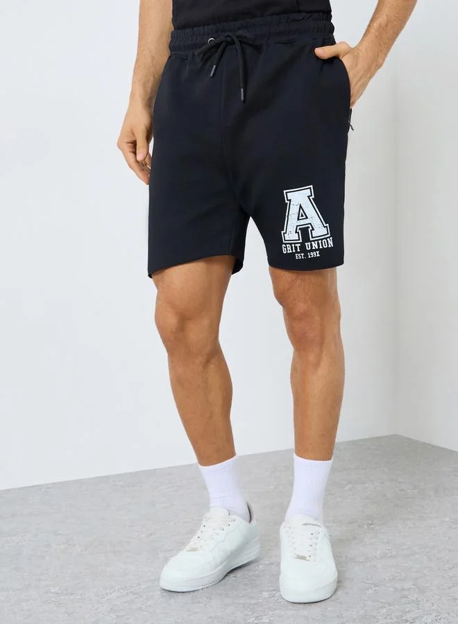 Terry Raw Hem Training Shorts