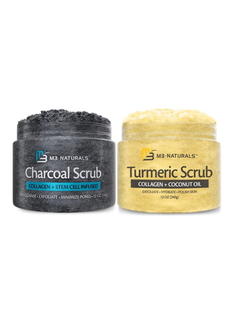 M3 Naturals Charcoal Body Scrub and Turmeric Body Scrub Bundle - pzsku/Z468314448BB219E28EFAZ/45/_/1739967665/7603d25b-b014-4d0d-b350-60fcd765d9c6