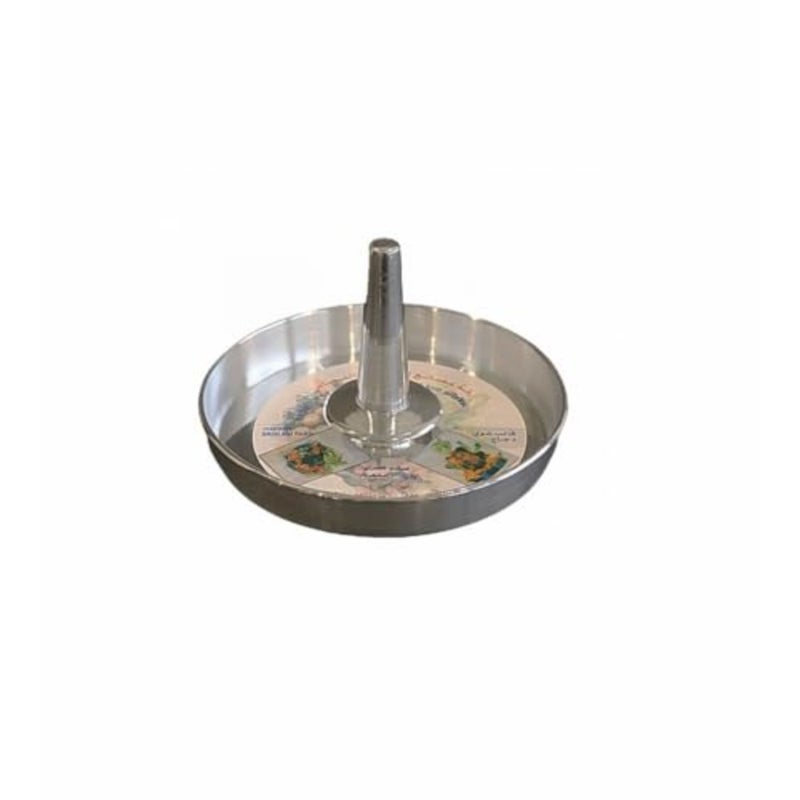 Aluminium Roast Chicken Pan with Removable BBQ Turkey Rack, Silver - Image 4
