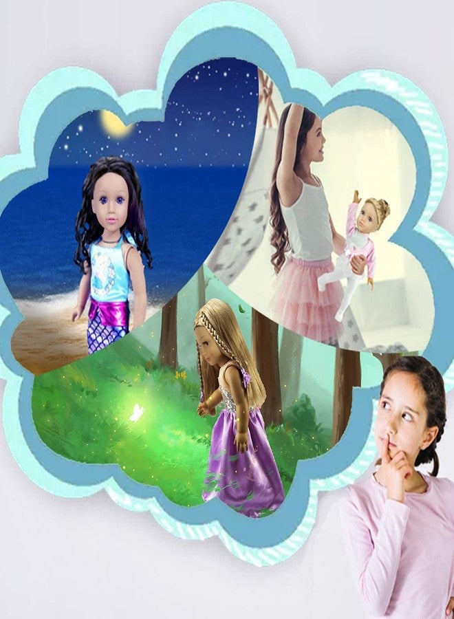 WONDOLL 18-inch Doll Clothes and Accessories - 10 Sets Compatible with 18-inch-Dolls Outfits Christmas Birthday Gift for Little Girls - Image 3
