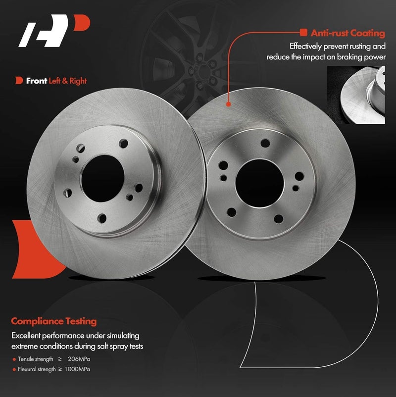 A-Premium Front Disc Brake Rotors and Pads Set for Nissan Maxima and INFINITI I30 - Image 4