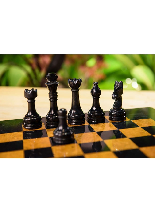 Radicaln Marble Chess Set 15 Inches Black and Golden Handmade Chess Board Game - 1 Chess Board & 32 Chess Pieces - 2 Player Board Games for Adults - Chess Game Set - pzsku/Z46832234F85330A50C74Z/45/_/1732281764/ff77fb0c-e626-45b3-a3ba-6245e2eb828e