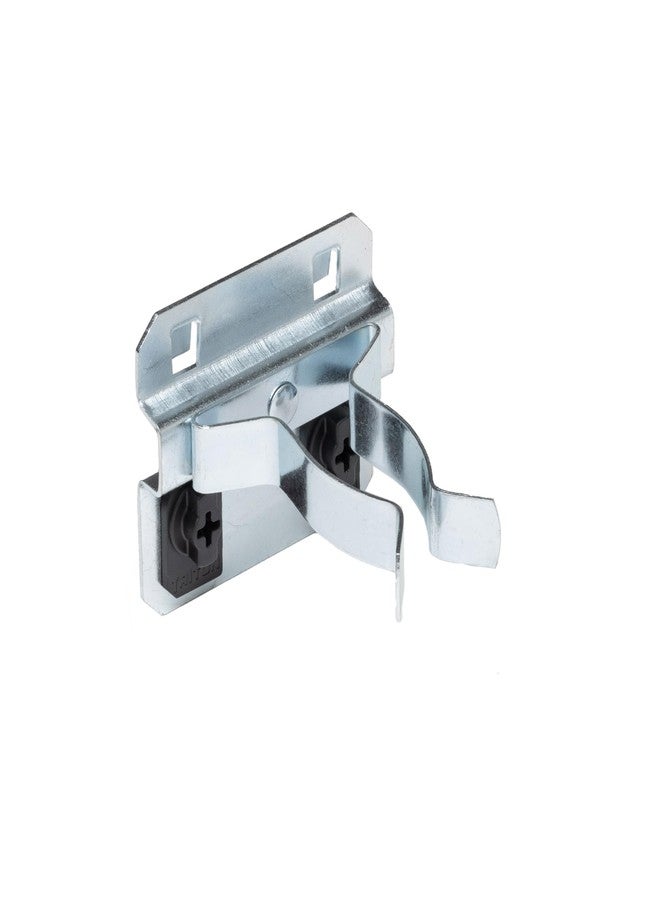 Triton Products 53120 LocHook 1-Inch to 2-Inch Hold Range 2-3/4 -Inch Projection Zinc Plated/Chromate Dipped Steel Extended Spring Clip for LocBoard, 5-Pack - Image 1