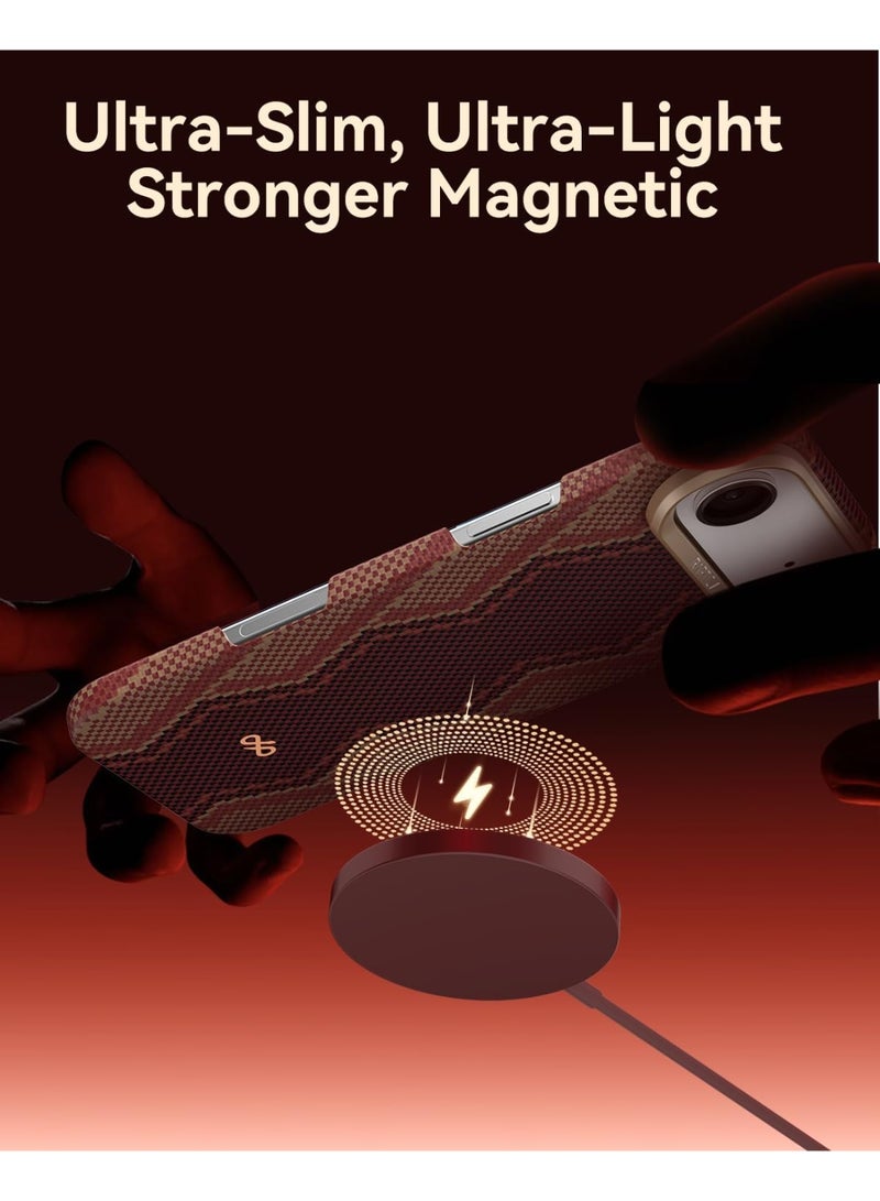 RAPTIC Aramid Skin for iPhone Air Case [MagSafe] Ultra Slim 1500D Aramid Fiber cover - Snake - Image 5