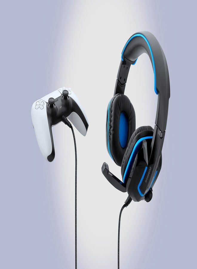 dreamGEAR GRX-440 Advanced Wired Gaming Headset for PS5: 40mm Drivers, High Performance Microphone, Soft Padded Cushions, Volume Control and Mute Box - Image 5