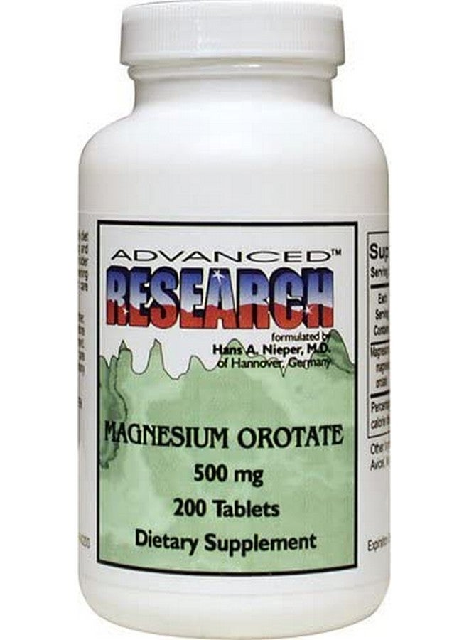 NCI Advanced Research Dr. Hans Nieper Magnesium Orotate Tablets 500 Mg 200 Count - Image 3
