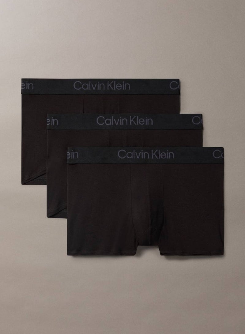 CALVIN KLEIN 3 Pack Trunks - Ultra Soft Modal - Image 1
