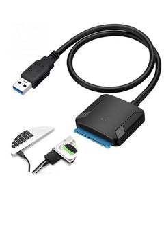 Generic SATA To USB 3.0 Adapter Cable External Hard Drive Adapter Convert Support 2.5" 3.5" SSD HDD Data Transfer  - Image 1