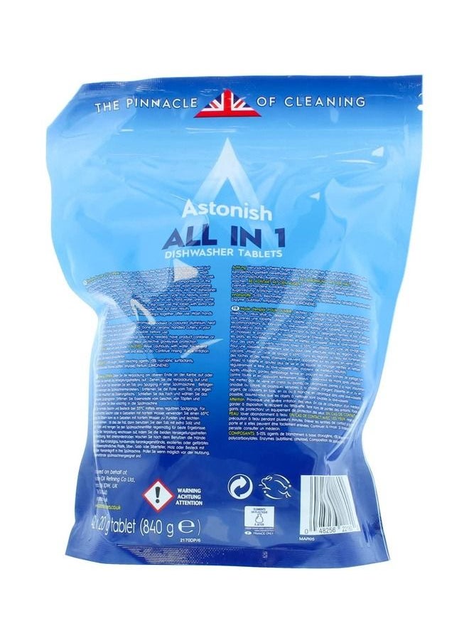 Astonish - All in 1 Dishwasher Tablets - Lemon Fresh 42 Tablets - Image 1