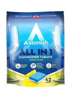 All in 1 Dishwasher Tablets - Lemon Fresh 42 Tablets