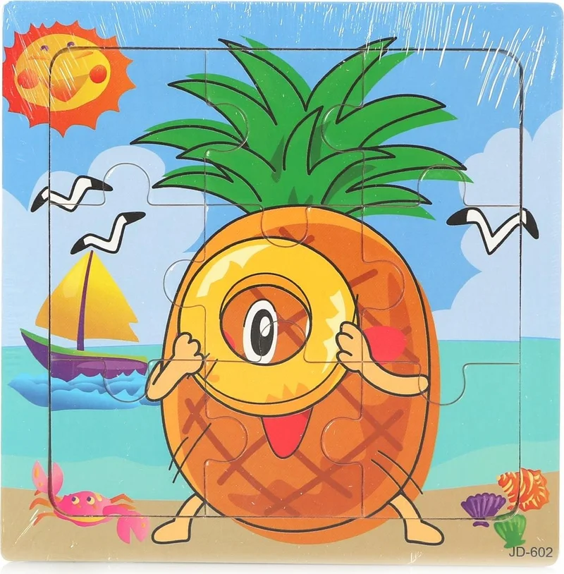 ماشو تريند 5 Piece Puzzle Set - Fruits and Vegetables Set - Children's Puzzle - Developmental Toy - 5 Puzzles