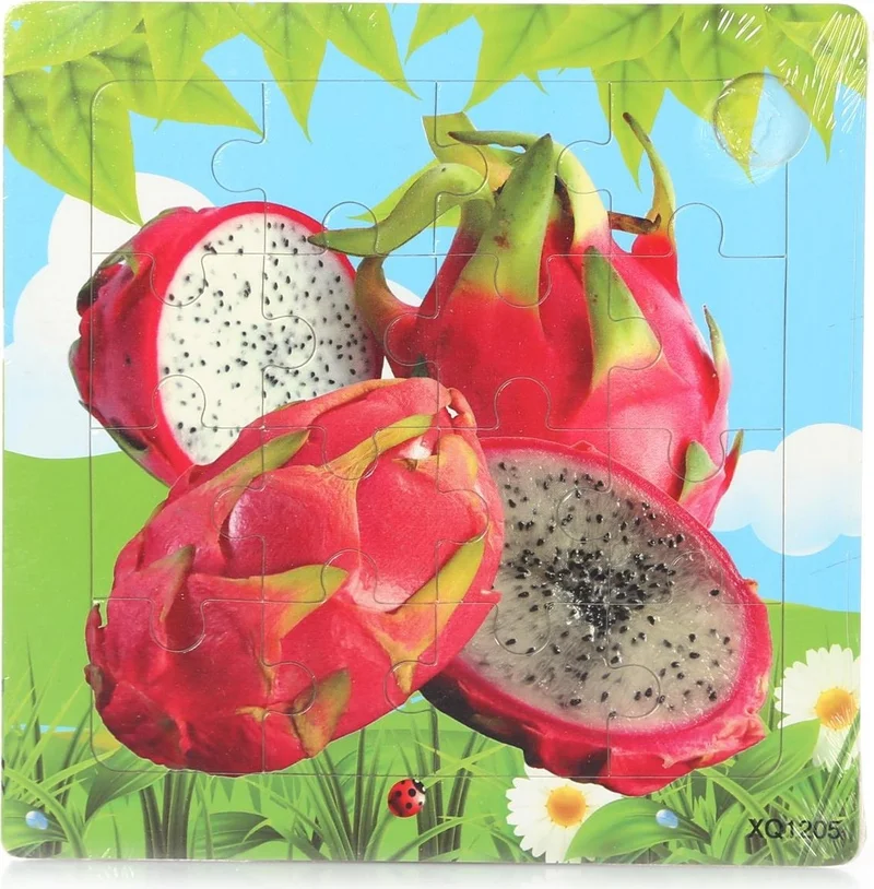 ماشو تريند 5 Piece Puzzle Set - Fruits and Vegetables Set - Children's Puzzle - Developmental Toy - 5 Puzzles