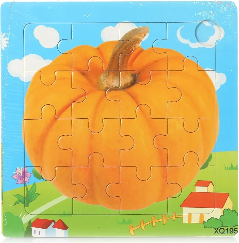 ماشو تريند 5 Piece Puzzle Set - Fruits and Vegetables Set - Children's Puzzle - Developmental Toy - 5 Puzzles