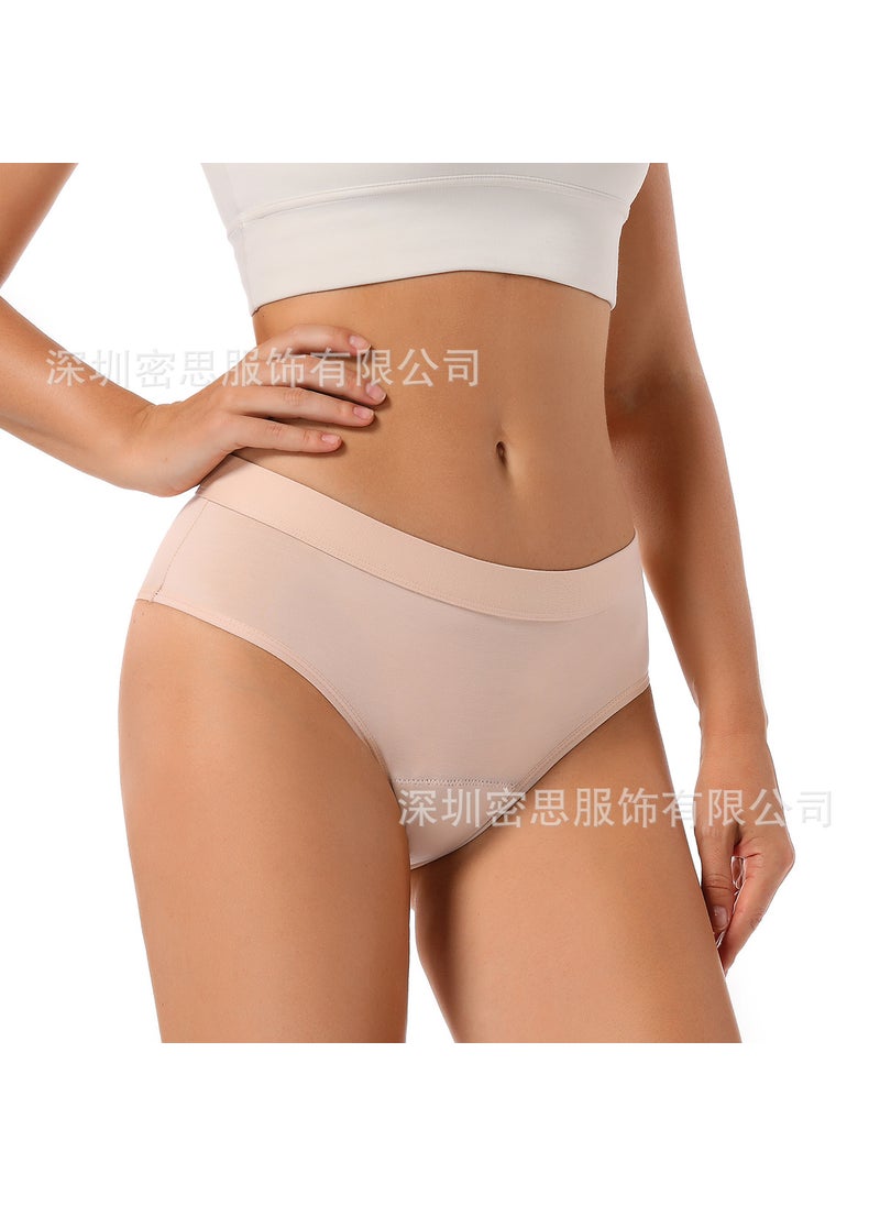 Generic Breathable Leakproof Menstrual Panties for Women Apricot  - Image 1