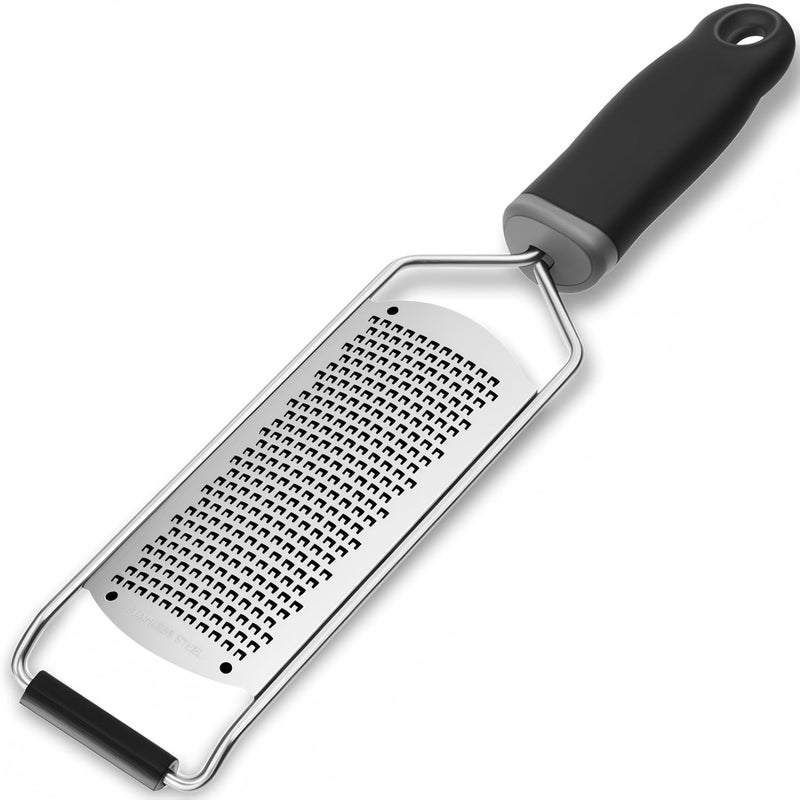 Anddgrous Upgraded Lemon Zester & Cheese Grater, Food Grade Stainless Steel None-Slip Hand Fine Grater for Garlic, Ginger, and Chocolate, Durable and Easy-To-Cleanï¼ˆDishwasher Safeï¼‰ - Image 1