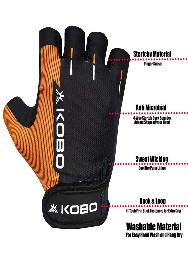 كوبو قفازات رفع الأثقال Kobo WTG-27-MEDIUM لحماية اليدين أثناء التدريب الرياضي - Image 3