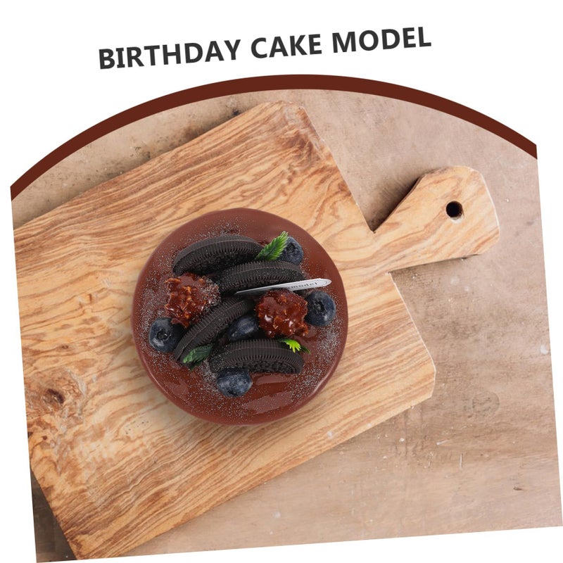 Faux Dessert Cake Model For Photography Party Decor Display Food Styling Realistic Simulation Birthday Scene Large Size - Image 4