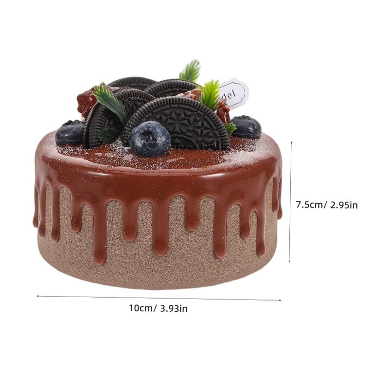 Faux Dessert Cake Model For Photography Party Decor Display Food Styling Realistic Simulation Birthday Scene Large Size - Image 3