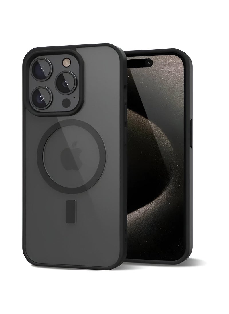 Mida - Magnetic Case for iPhone 16 Pro Max by Mida, compatible with MagSafe, shockproof protective case, transparent phone case with strong magnet, slim case for Apple iPhone 16 Pro Max - Image 1