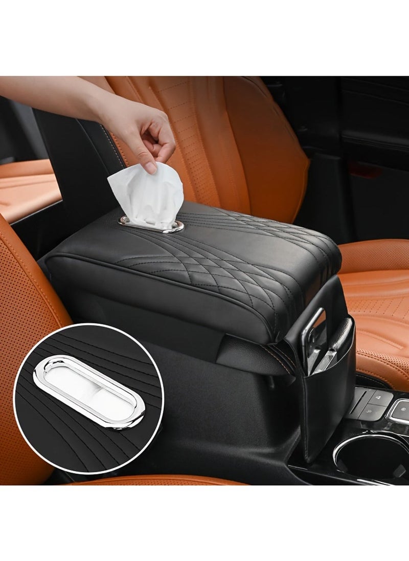 Car Central Control Armrest Memory Foam Armrest Heightening Pad, Lengthened Central Armrest Box Pad - Image 2