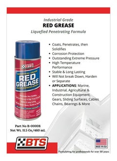 BTS Red Grease 11.5Oz  460ml  - Image 2