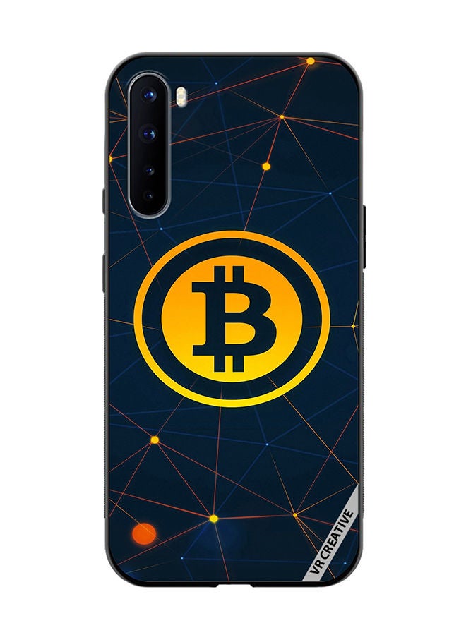 VR CREATIVE Protective Case Cover For OnePlus Nord Bitcoin Design Multicolour - Image 1