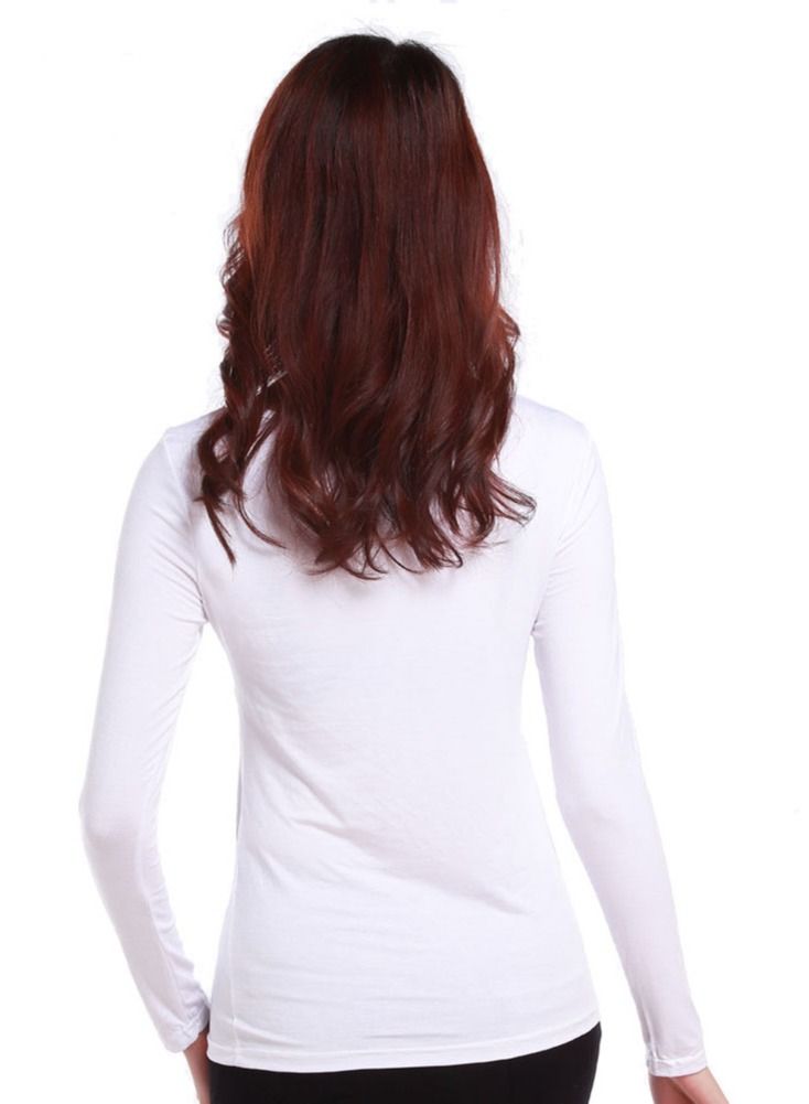Loquat the whole body long sleeves Bottoming T-shirt Free Size  - Image 2
