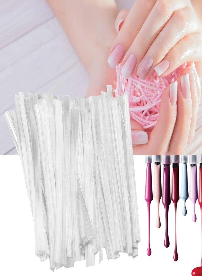 Brrnoo 50pcs Fiberglass Nail Art Extension, Quick Form Building Gel Acrylic Nails Tips Tool, for DIY Salon Nail Art - Image 1
