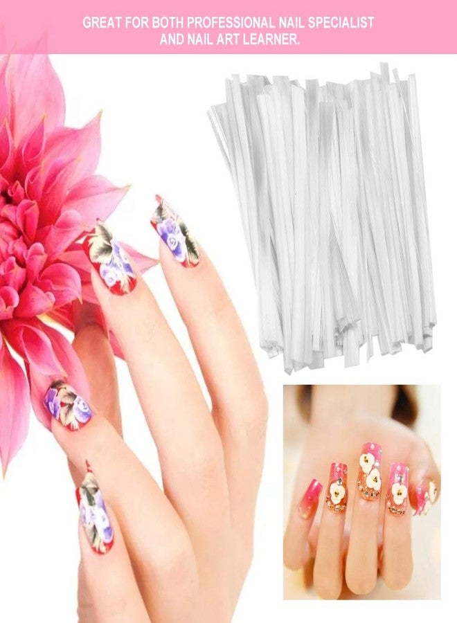 Brrnoo 50pcs Fiberglass Nail Art Extension, Quick Form Building Gel Acrylic Nails Tips Tool, for DIY Salon Nail Art - Image 3