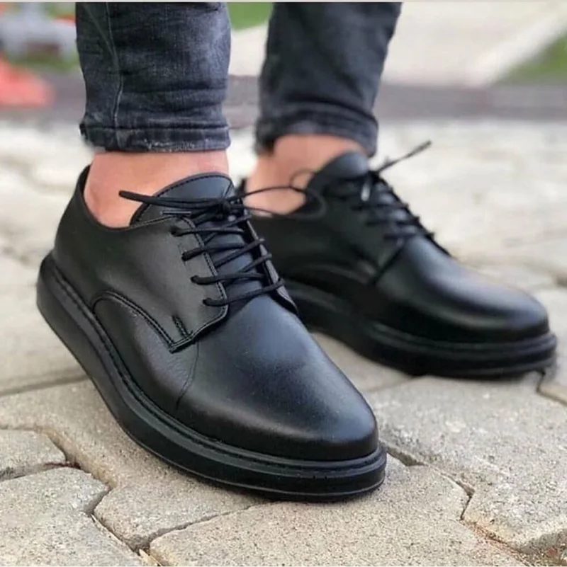 Chekich CH003 Cst Pelle Classica Men's Shoes Black