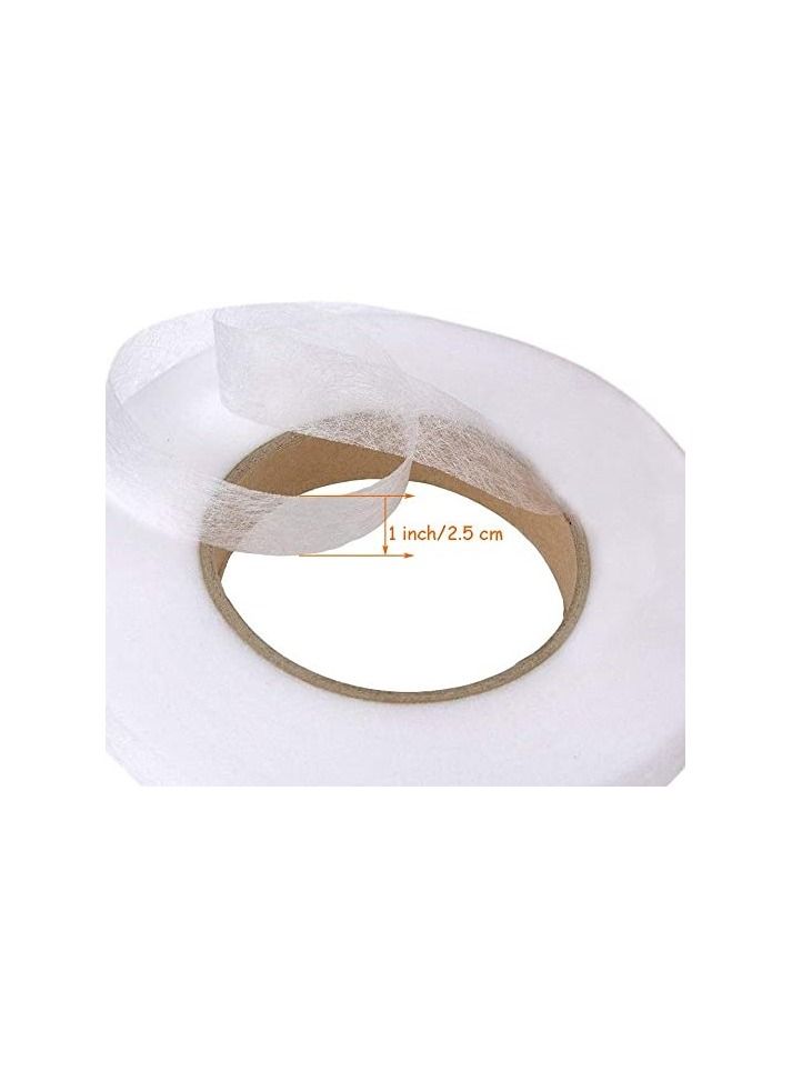 PanaX Fabric Fusing Tape Iron on Tape Adhesive Hem Tape Iron-on Hemming Tape for Pants Clothes Jeans(90 Yards, 2.5cm)  - Image 2