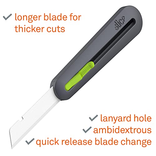 Slice 10560 3" Extra Long Insulation Foam Tool, Designed for Foam Cutting, Finger Friendly, Ceramic Blade, Automatically Retracts - Image 3