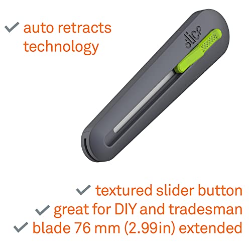 Slice 10560 3" Extra Long Insulation Foam Tool, Designed for Foam Cutting, Finger Friendly, Ceramic Blade, Automatically Retracts - Image 4