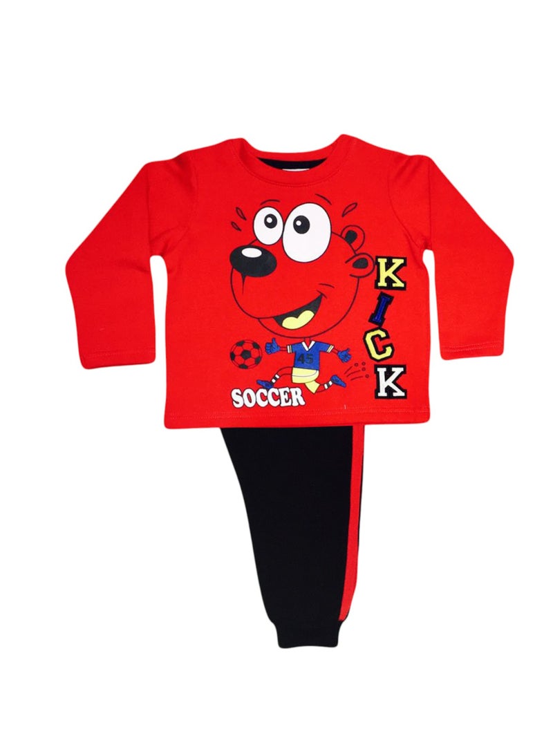 تشويس بيجامة ولادي شتوي ترنج عيون سوسر، تصميم فريد وعصري مثالي لفصل الشتاء - كود 270