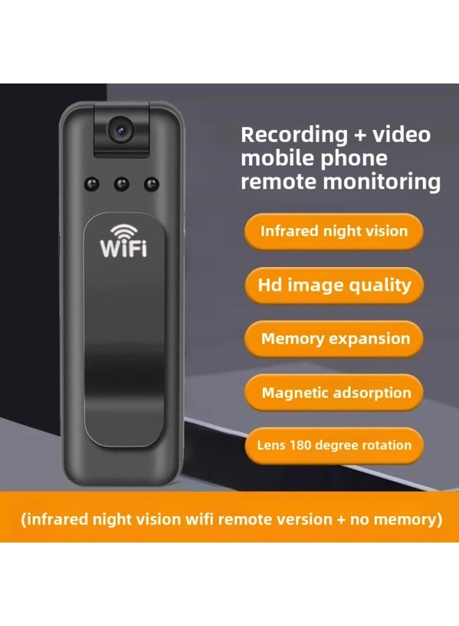 Generic Law Enforcement Recorder Recording Pen Tape Recording Dv Recording All-in-one HD Motion Monitoring-Body Color:Remote Monitoring - Camera - No Memory [wifi Mobile Phone Direct + Audio And Video Recording + Ultra-clear  - Image 1