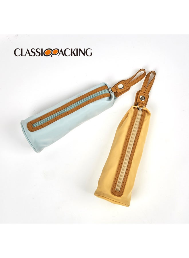 classicpacking New Creative Color Matching Stationery Box Unisex Zipper Pencil Case Student Portable Stationery Bag Custom - Image 2
