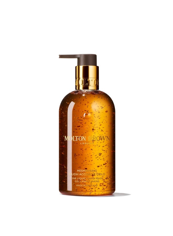 MOLTON BROWN Mesmerising Oudh Accord & Gold Fine Liquid Hand Wash 300ml - Image 1