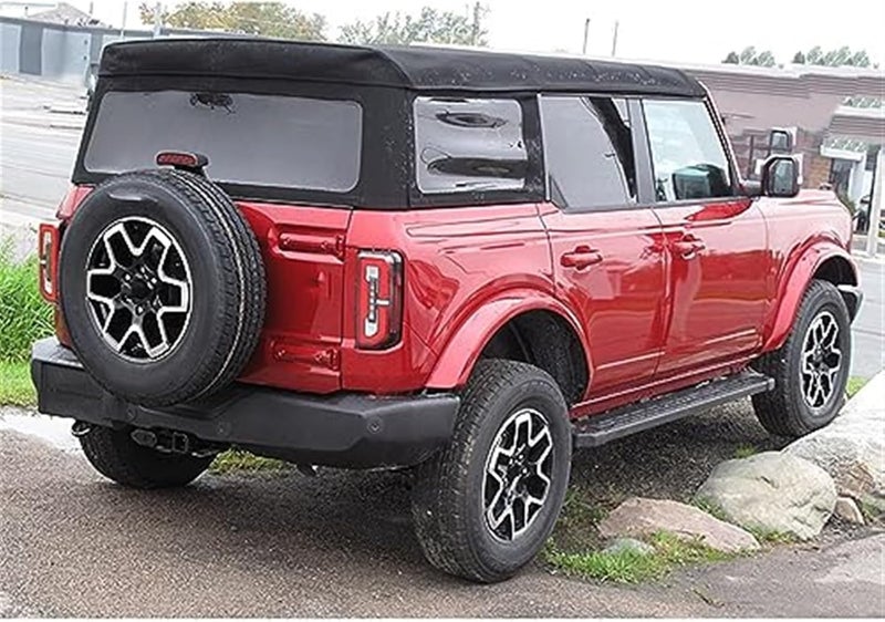 Wivplex Glossy Black Car Window Trim Covers for Ford Bronco - Image 3