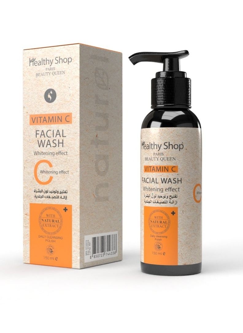 Healthy shop - Vitamin C face wash to cleanse and moisturize the face and remove pigmentation - Image 1