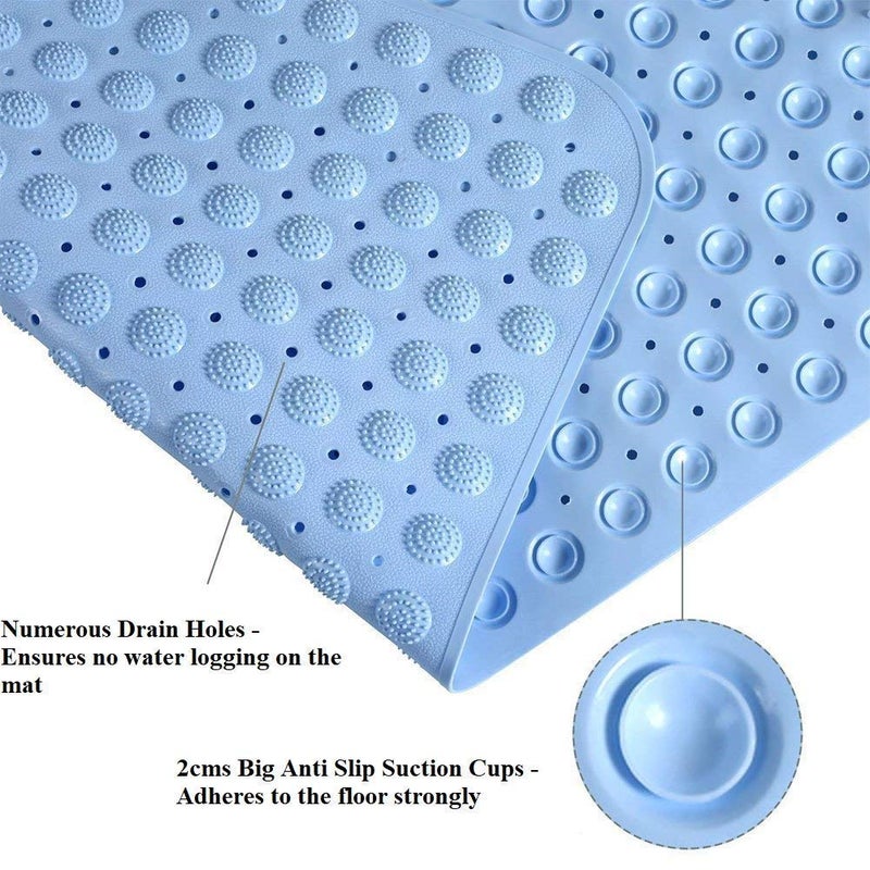 RIGJAK Bath Mat for Bathtub and Shower Soft Grip Rubber Bath Mat NonSlip Waterproof and Comfortable for Bathroom Floors - Image 4