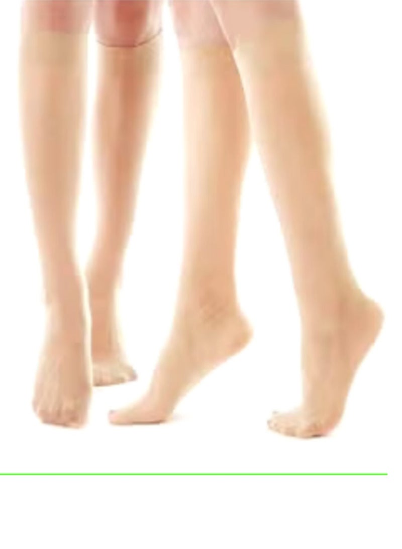 مجموعة من اثنين جوارب شفافة فويل محجبات طويلة للركبة - Image 3